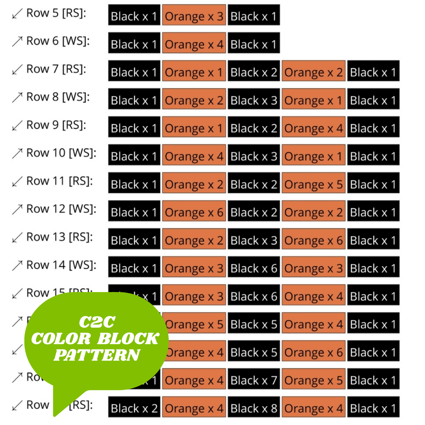 Crochet Halloween Blanket Graph and Pattern for C2C & Tapestry Crochet | C2C Halloween Afghan | Boo Bats Spiders Skulls Witch Hat Black Cats