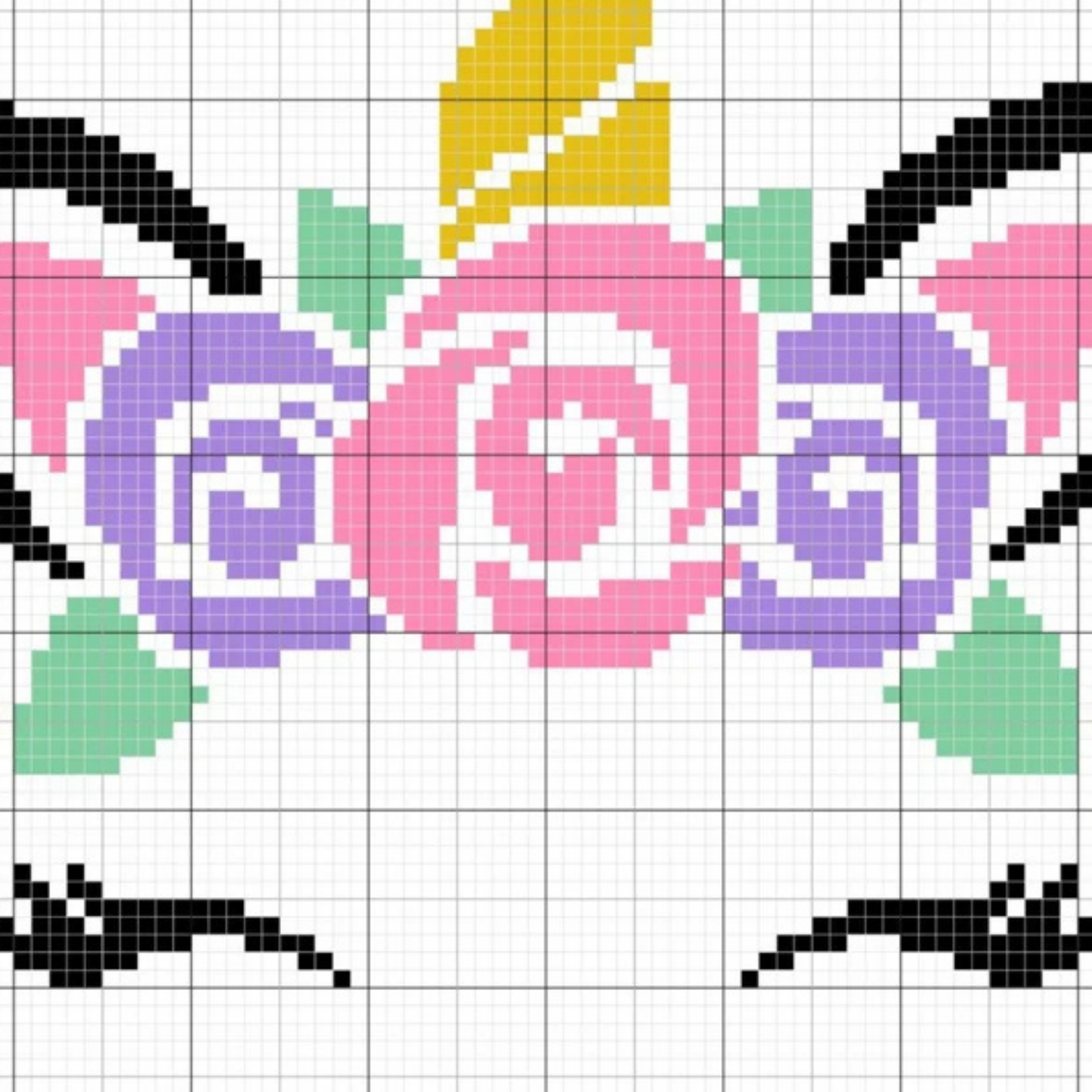 Unicorn Princess Graph + Written Pattern For C2C & Tapestry Crochet - Unicorn C2C Crochet Pattern - Animal Crochet Blanket - Unicorn Blanket