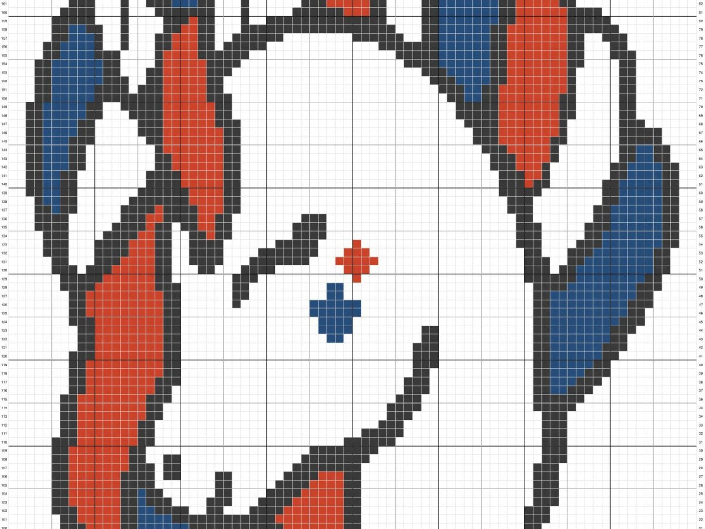 4th Of July Patriotic Unicorn Graph + Written Pattern For C2C & Tapestry Crochet - C2C Unicorn Graphghan - Tapestry Unicorn Crochet Blanket