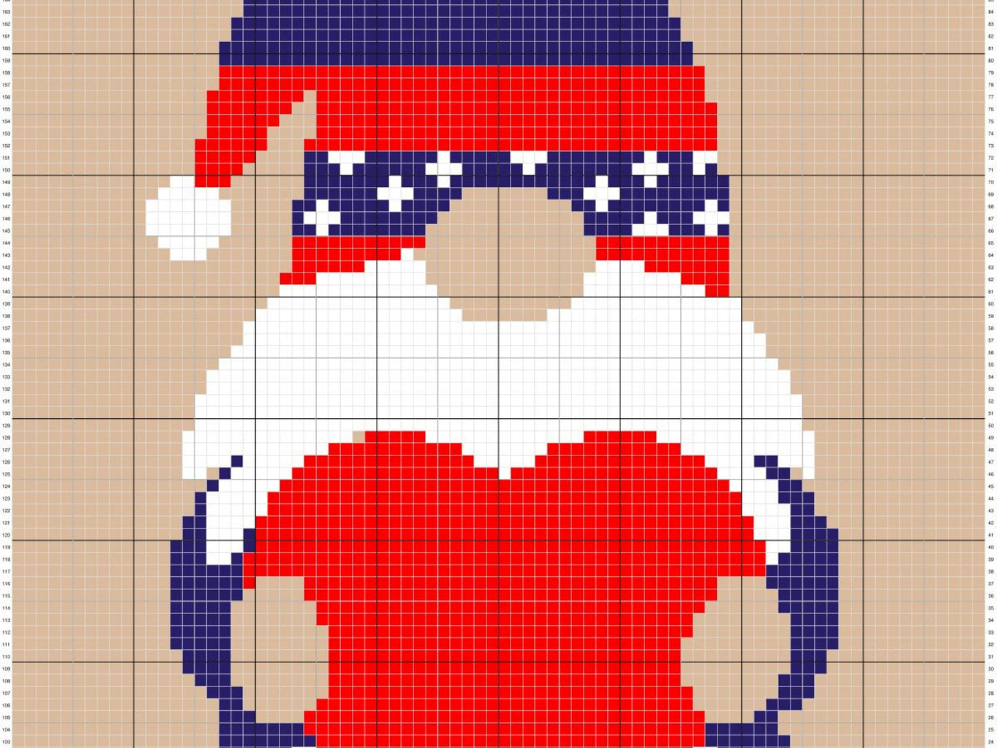 Patriotic Gnome Love Graph + Written Pattern For C2C & Tapestry Crochet - C2C Gnome Graphgan - Crochet Gnome Blanket - C2C Crochet Blanket