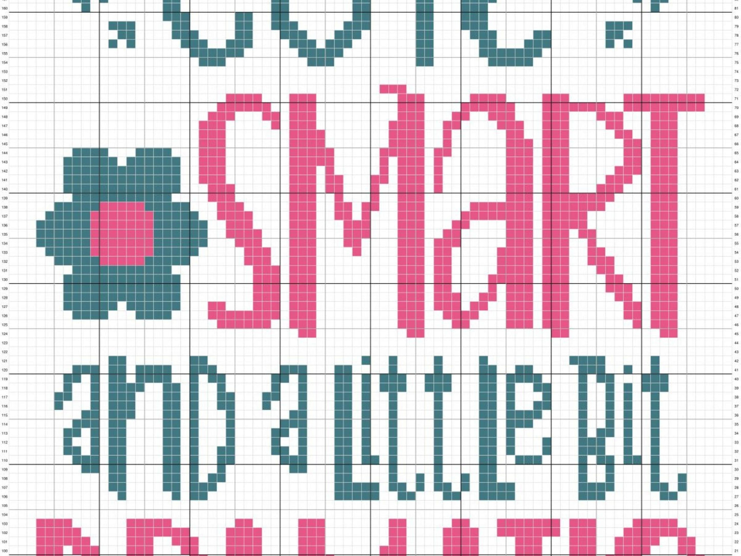 Cute Smart Dramatic Graph + Written Pattern For C2C & Tapestry Crochet - Quote C2C Crochet Pattern - Crochet Baby Blanket Cute Baby Blanket