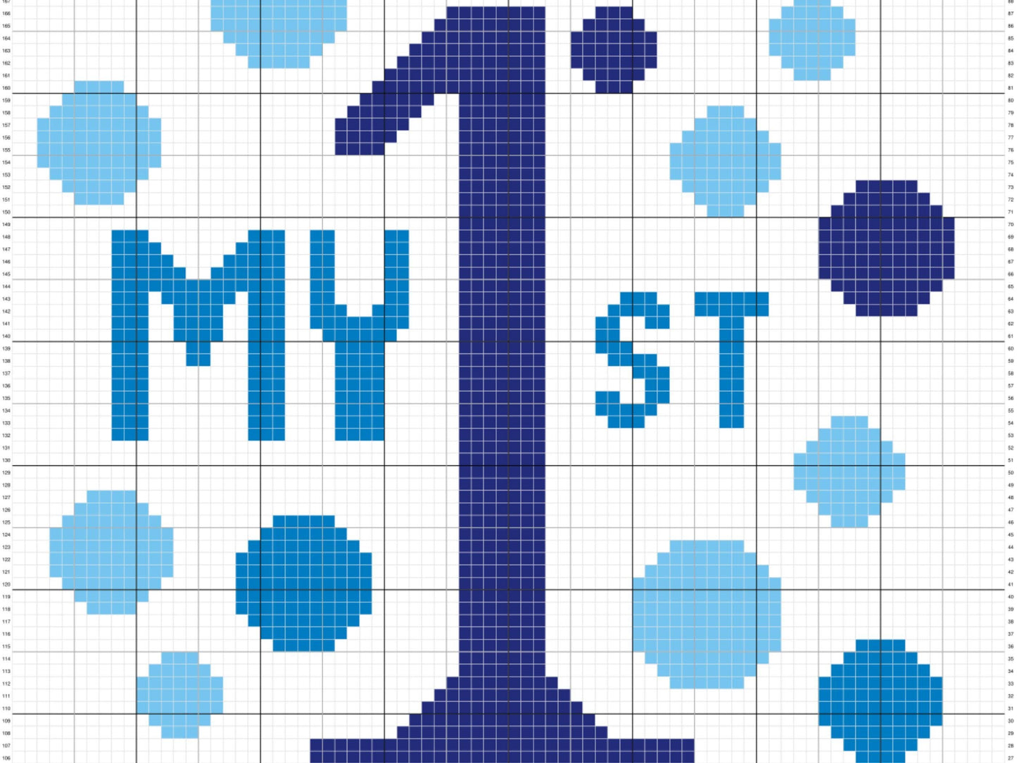 My First Winter Graph and Pattern C2C & Tapestry Crochet - Baby First Snow Graphgan Crochet C2C Winter Blanket - C2C Snow Blanket Gift Baby