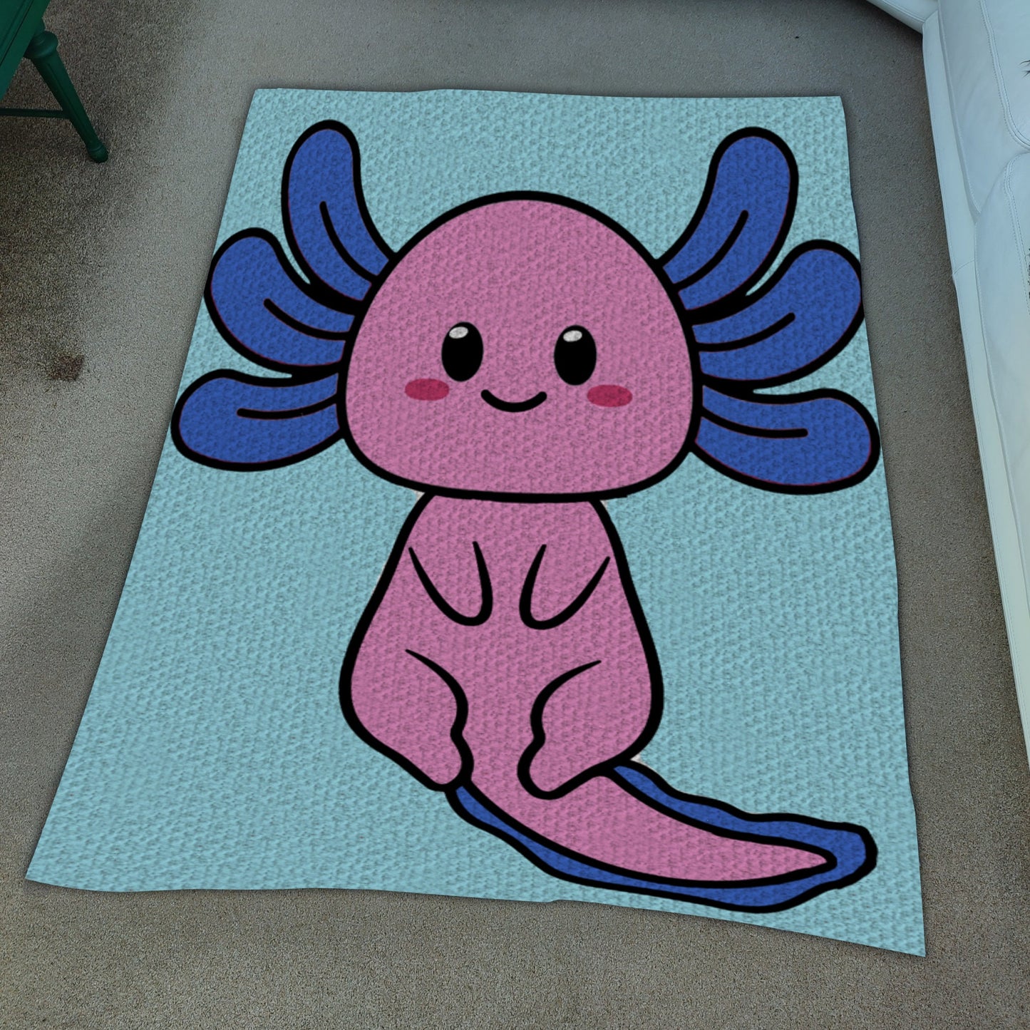 Baby Axolotl Graph & Pattern C2C and Tapestry Crochet | Crochet Axolotl Blanket C2C Axolotl Afghan Axolotl Baby Blanket Baby Gifts Birthday