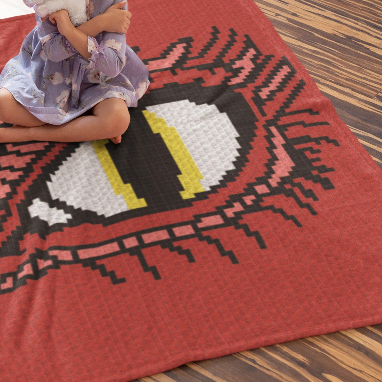 D&D Dragon Eye Graph + Written Pattern C2C / Tapestry Crochet - Fire Dragon Crochet Afghan C2C Fantasy Dragon C2C Blanket Gamer Gift For Him