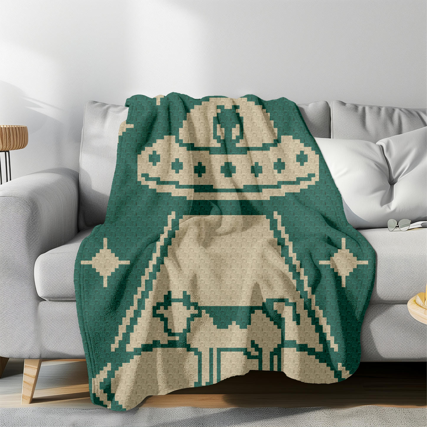 Space Cow Graph + Written Pattern For C2C & Tapestry Crochet - Cow C2C Graphgan Crochet Alien Cow Blanket Cow Space Theme Afgan Gift For Him