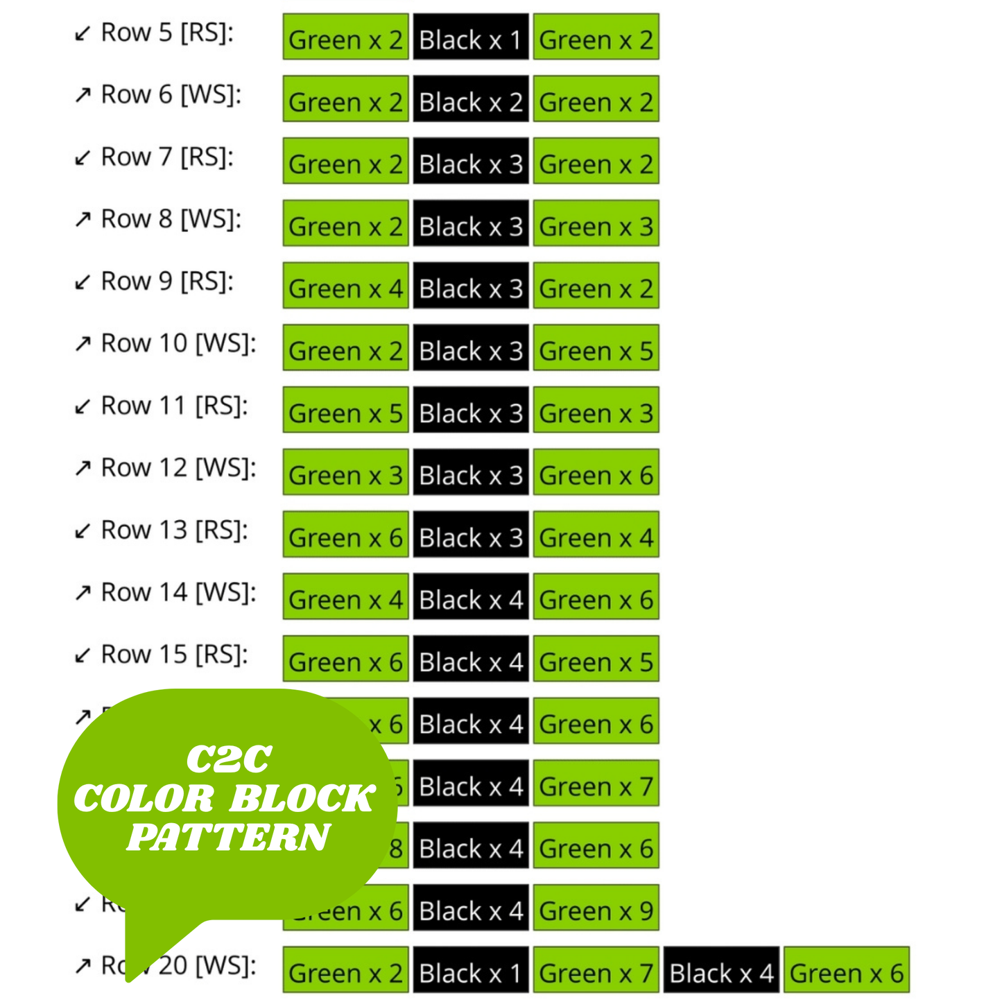 Green Brat Inspired Crochet Afghan w/ Graph & Written Pattern | CharliXCX Fan Brat Song Graph Print Tapestry Afghan Sassy Gifts Music Lovers