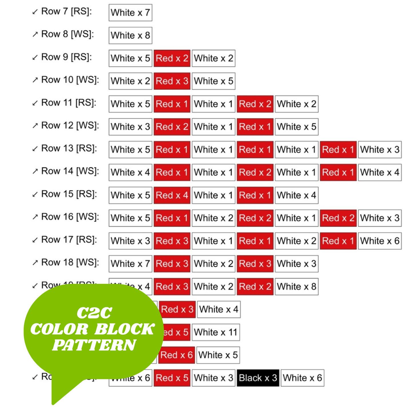 Poker Queen Of Hearts Graph + Written Pattern For C2C & Tapestry Crochet - Crochet Poker Blanket Card Game C2C Blanket Graph Gifts For Women