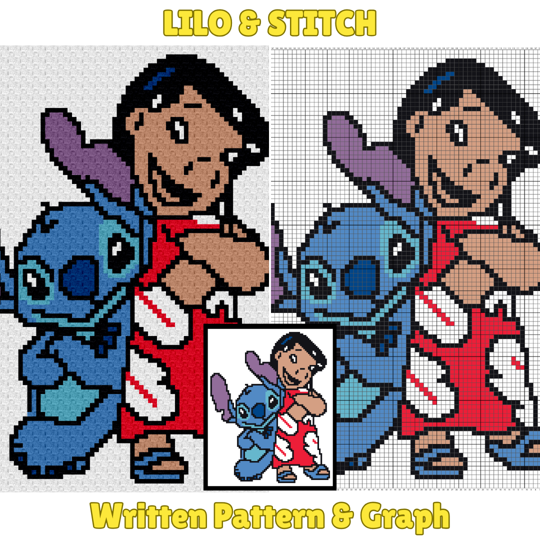 Lilo and Stitch by Magic Yarn Pixels