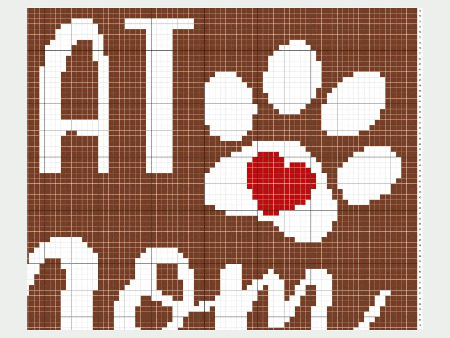Cat Mom Graph + Written Pattern For C2C & Tapestry Crochet - Cat Mom C2C Graphgan - Mom Cat Crochet Blanket - Gift for Cat Lovers