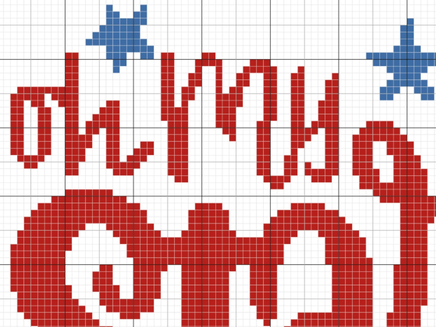4Th Of July Oh My Stars Graph and Pattern C2C & Tapestry Crochet - Quote C2C Graphgan - Crochet Star Blanket - Patriotic Crochet C2C Blanket