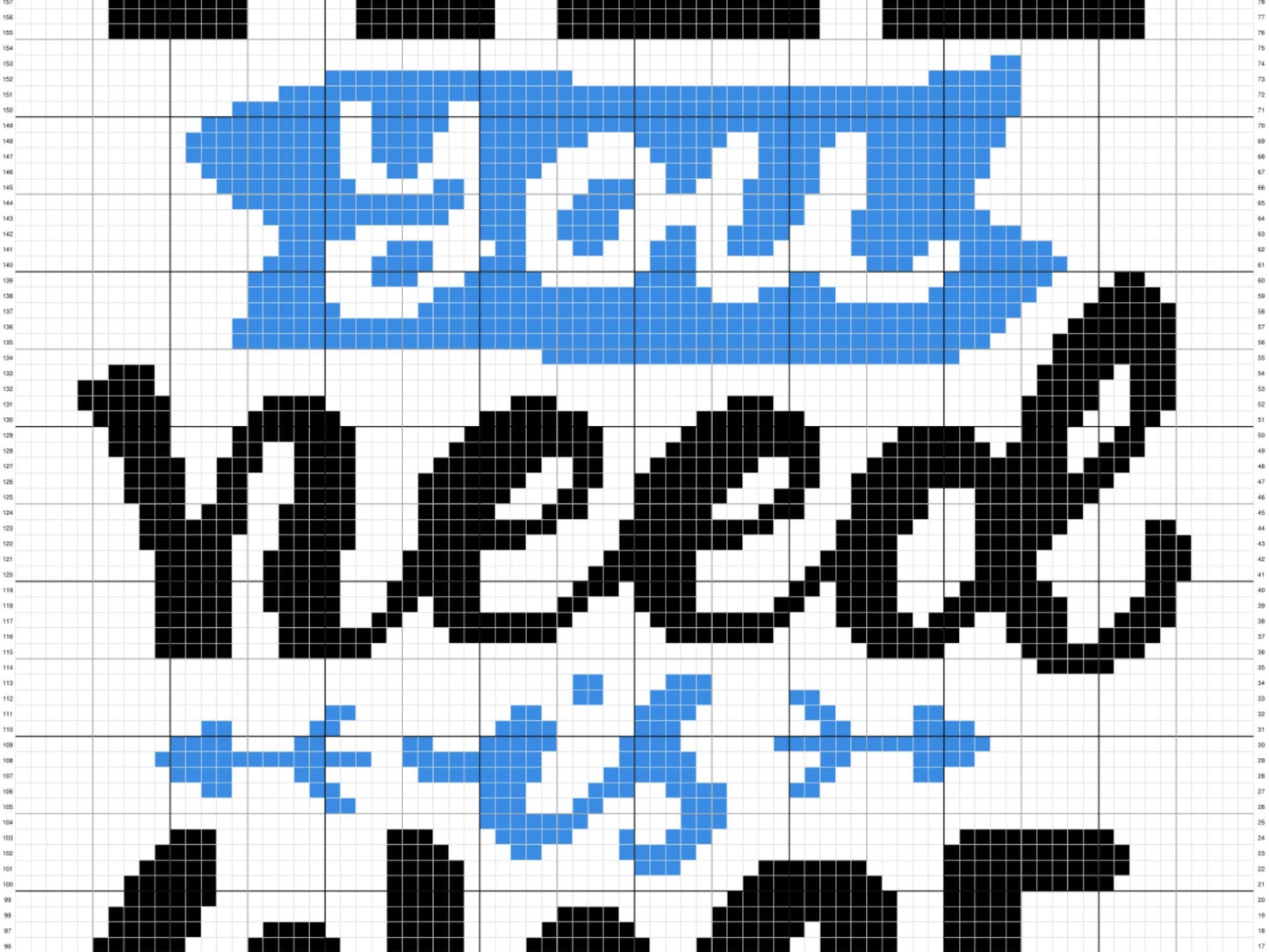 All You Need Is Woof Graph and Pattern C2C & Tapestry Crochet - Quote Graphgan Crochet Dog Blanket - C2C Puppy Blanket Gifts For Dog Lovers