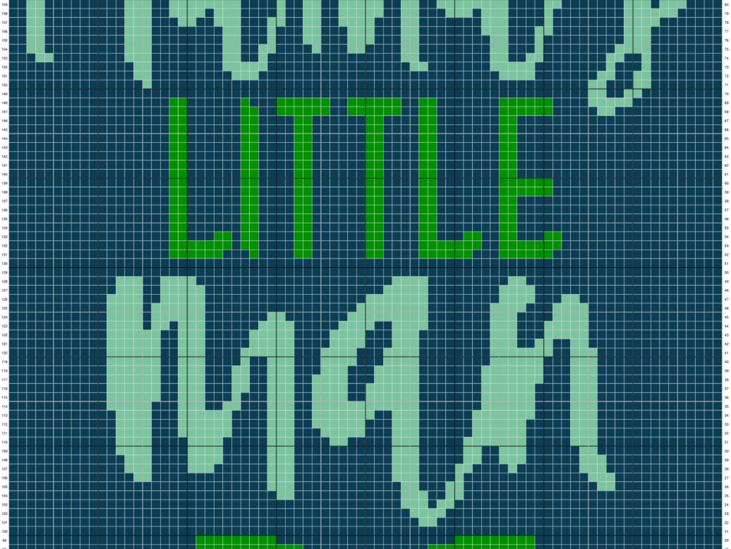 Mama's Little Man Graph and Pattern C2C & Tapestry Crochet - Crochet Boy Graphgan - Baby Boy Crochet Blanket - C2C Blanket Toddler Boy Gifts
