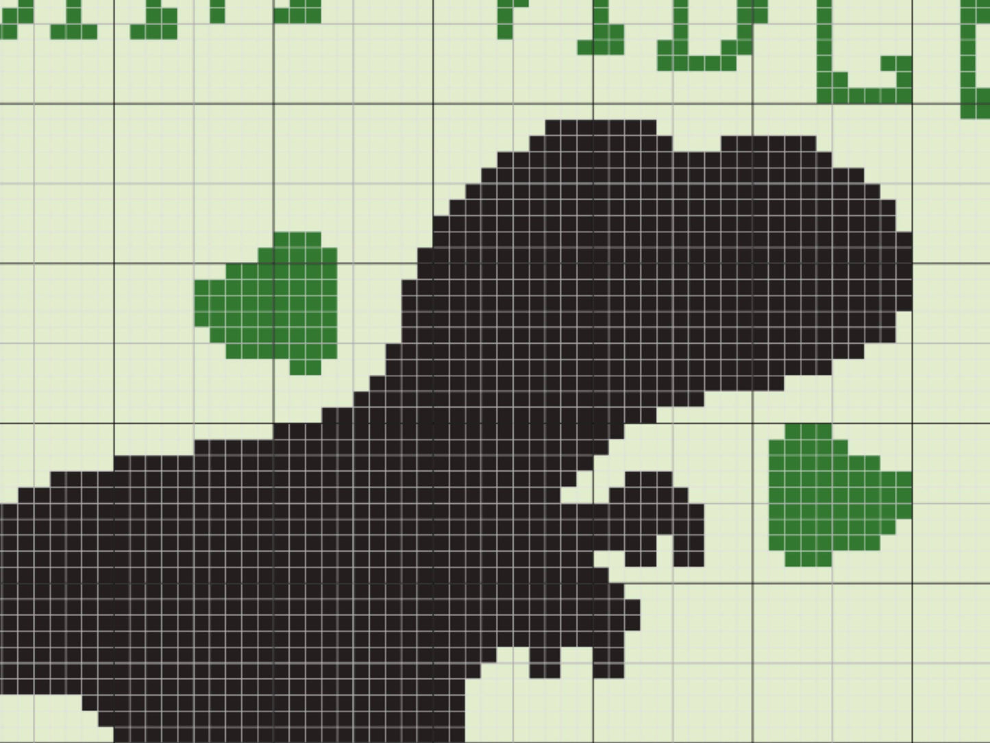 A-Roar-Able Graph and Pattern C2C & Tapestry Crochet - Crochet T-rex Graphgan Crochet Dinosaur Blanket - C2C Crochet Dinosaurs Baby Blankets