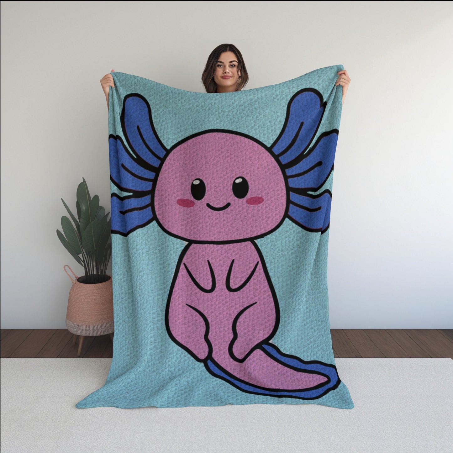 Baby Axolotl Graph & Pattern C2C and Tapestry Crochet | Crochet Axolotl Blanket C2C Axolotl Afghan Axolotl Baby Blanket Baby Gifts Birthday